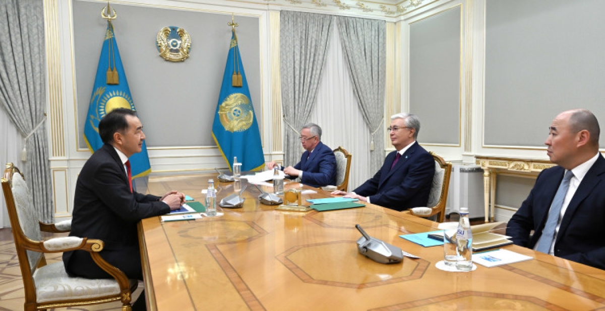 Президент Касым-Жомарт Токаев принял Председателя Коллегии Евразийской экономической комиссии Бакытжана Сагинтаева