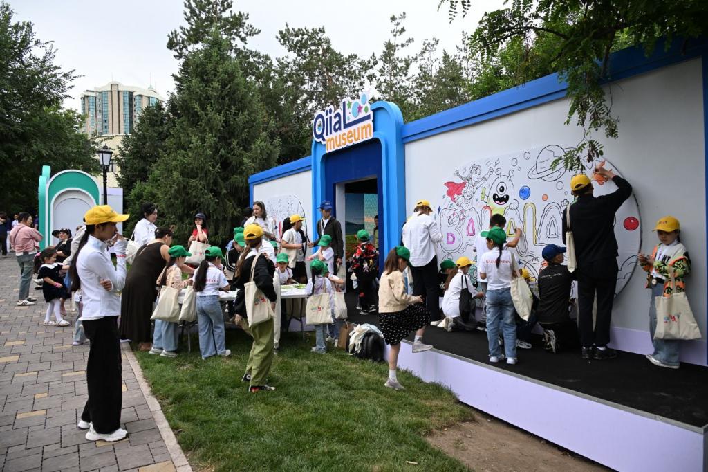 BALA FEST. JARYQ SKILL FEST: Алматы стал городом, нарисованным детской мечтой