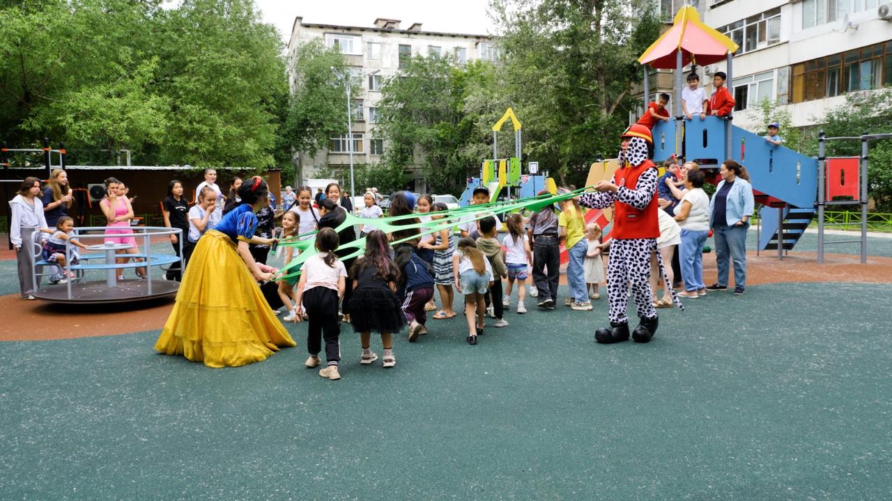 16 капитально отремонтированных дворов открыли в районе Сарыарка в Астане