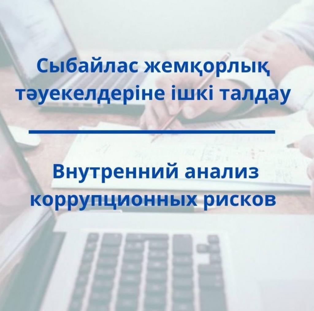 Анонс. Проведение внутреннего анализа коррупционных рисков