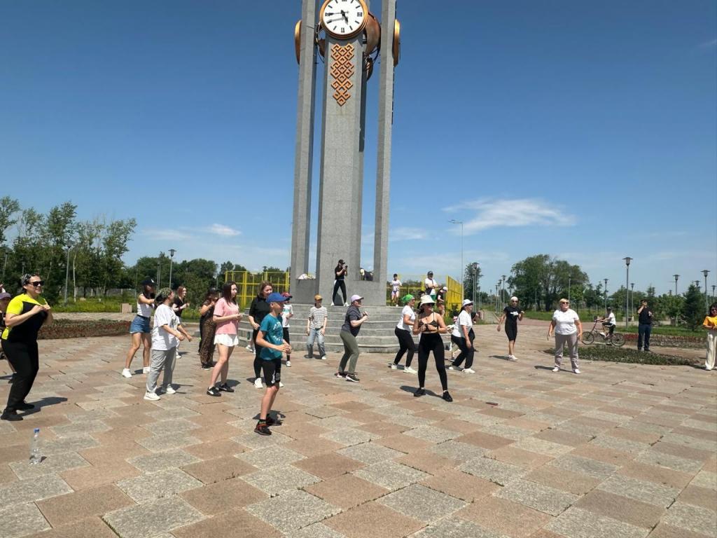 Астана – город без наркотиков: тренировки на открытом воздухе будут проводить до конца лета в парке «Коктал»