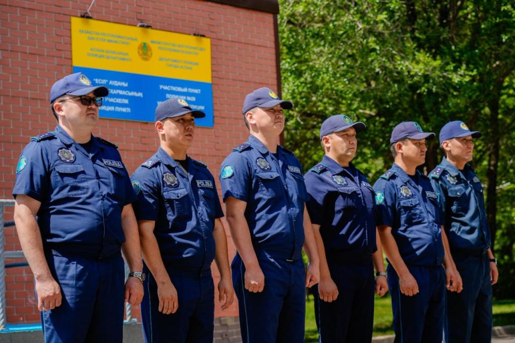 Закон и порядок: два новых пункта полиции открыли в столичном районе Есиль