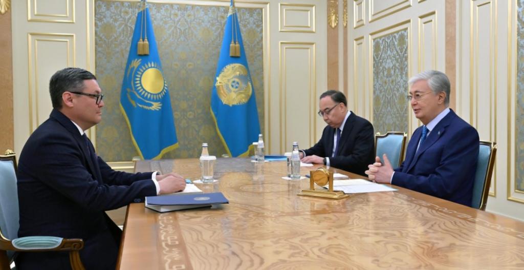 Касым-Жомарт Токаев принял специального представителя Президента по Афганистану Еркина Тукумова