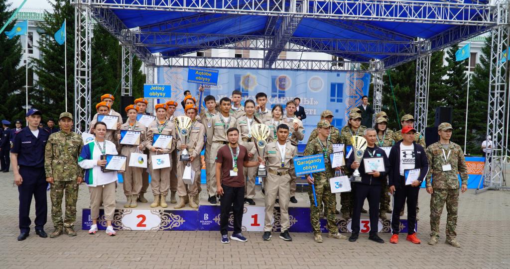 В Кокшетау состоялось торжественное закрытие Республиканского слета «Юный спасатель»