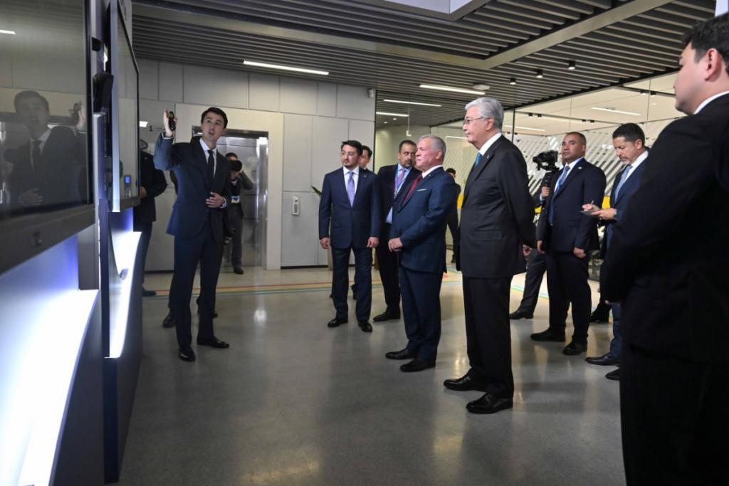Президент Казахстана и Король Иордании посетили Astana Hub