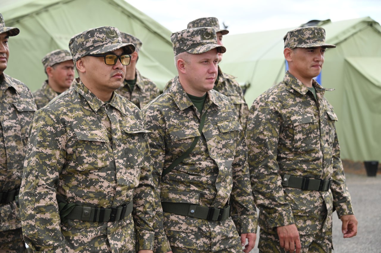Более 1300 военнообязанных проходят подготовку  на учебных сборах в Карагандинской области