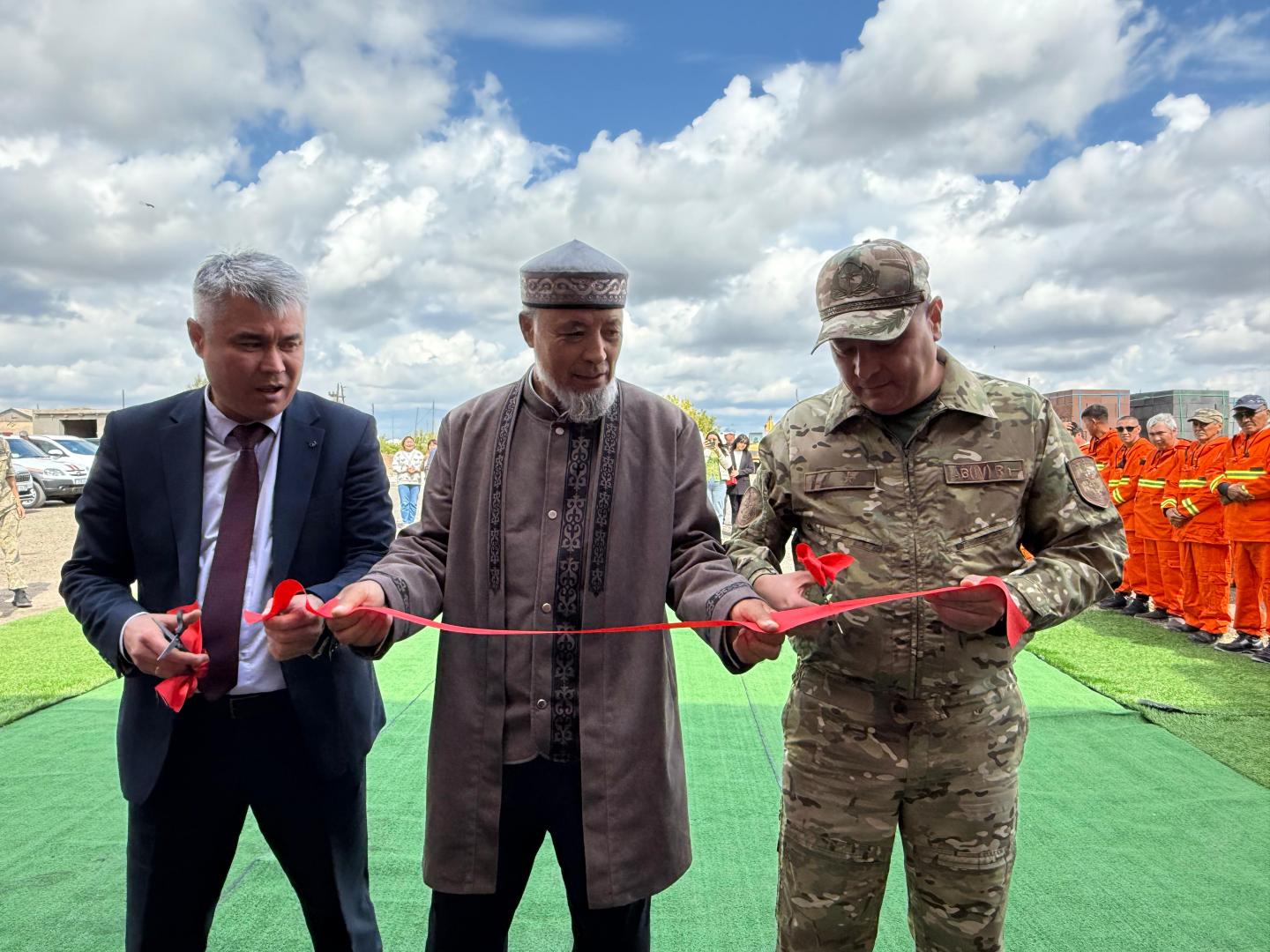 В селе Ахмет Карагандинской области открыт новый ДПФ Ауыл құтқарушылары