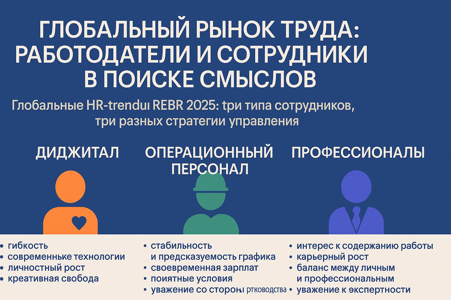 ГЛОБАЛЬНЫЙ РЫНОК ТРУДА: РАБОТОДАТЕЛИ И СОТРУДНИКИ В ПОИСКЕ СМЫСЛОВ