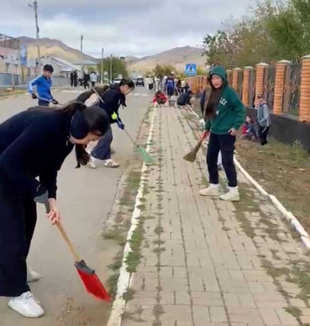 В рамках программы «Таза Қазақстан» в области Ұлытау прошли экологические мероприятия