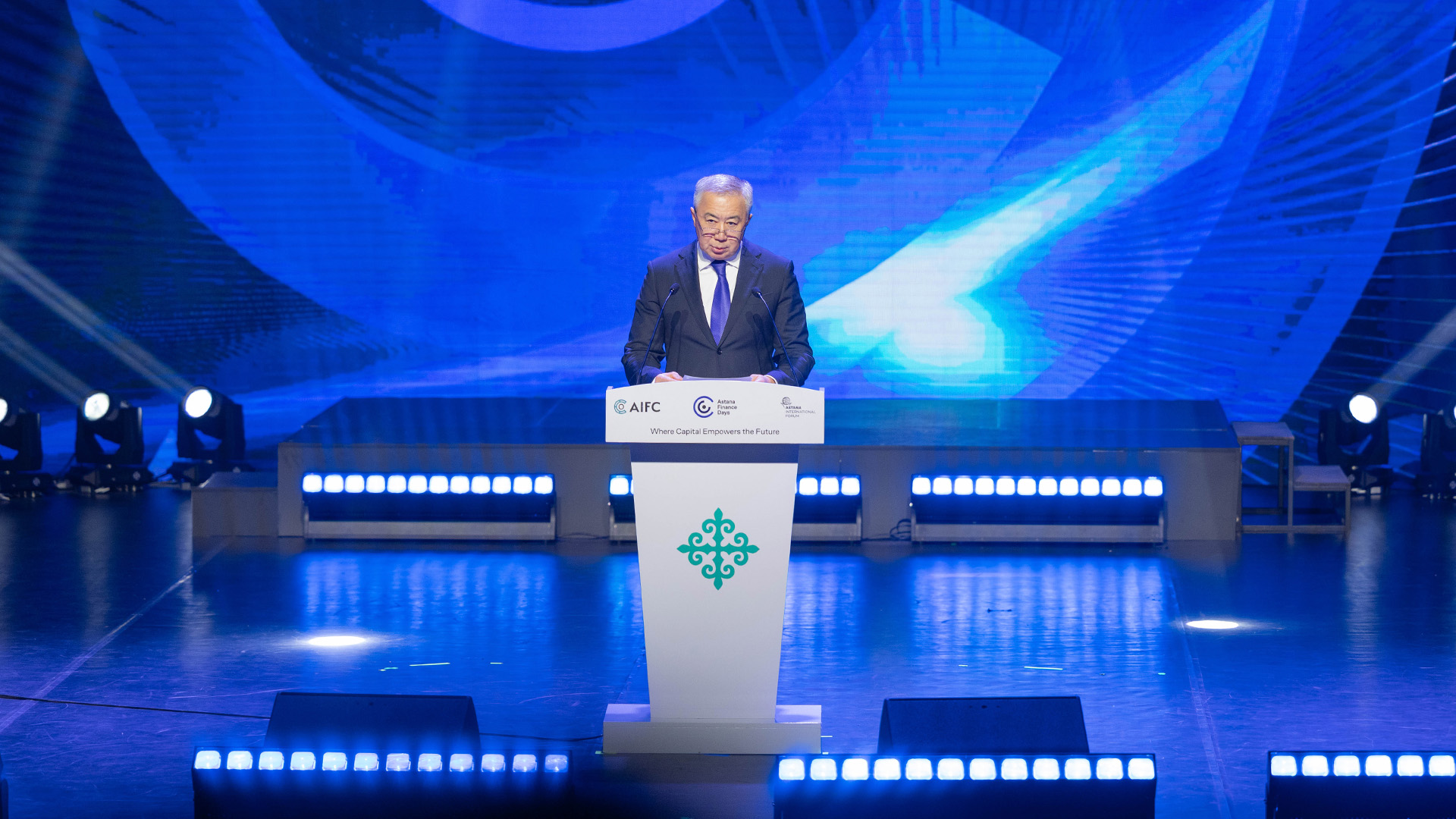 Серик Жумангарин принял участие в церемонии открытия VIII форума Astana Finance Days