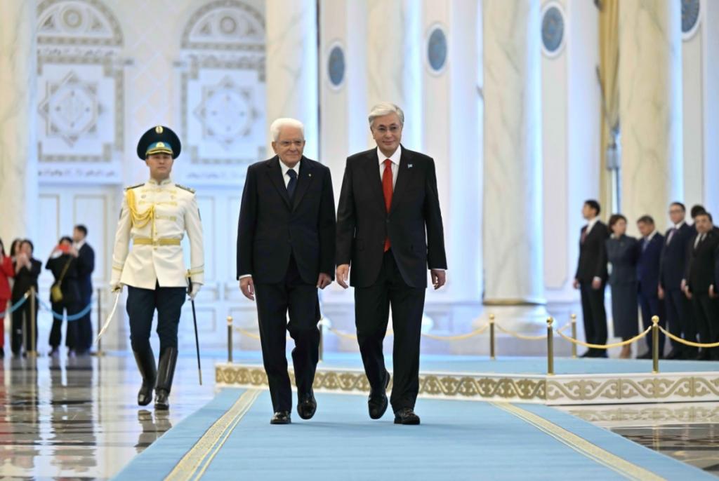Касым-Жомарт Токаев и Серджо Маттарелла провели переговоры