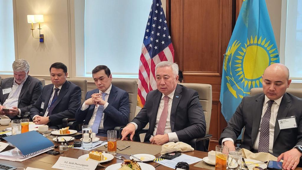 Казахстан представил политику проактивного экономического роста американским инвесторам в Торговой палате США
