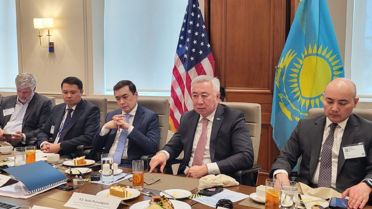 Казахстан представил политику проактивного экономического роста американским инвесторам в Торговой палате США