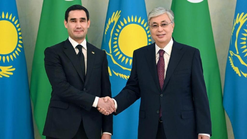 Президенты Казахстана и Туркменистана провели переговоры