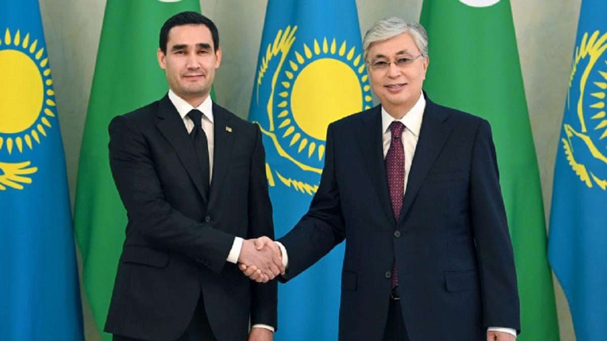 Президенты Казахстана и Туркменистана провели переговоры