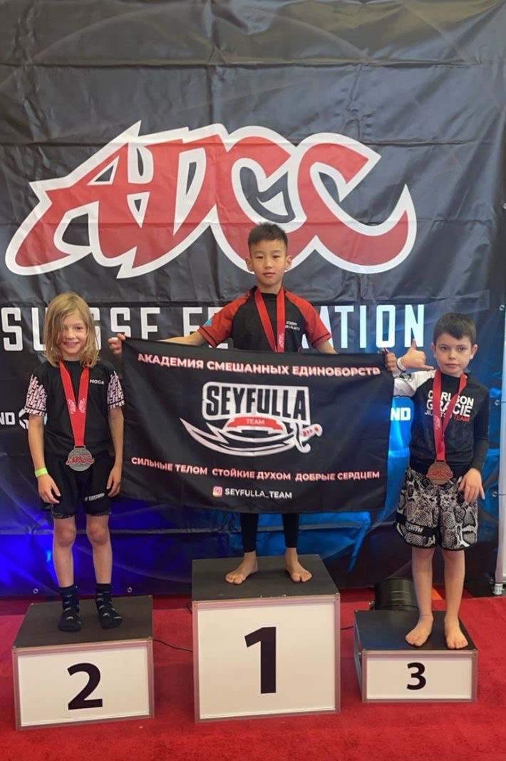 Юный спортсмен из Астаны стал чемпионом Европы по грэпплингу ADCC в Цюрихе