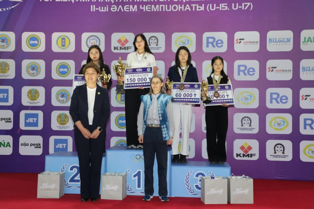 В Алматы завершился чемпионат мира по тогызкумалаку среди юношей и девушек
