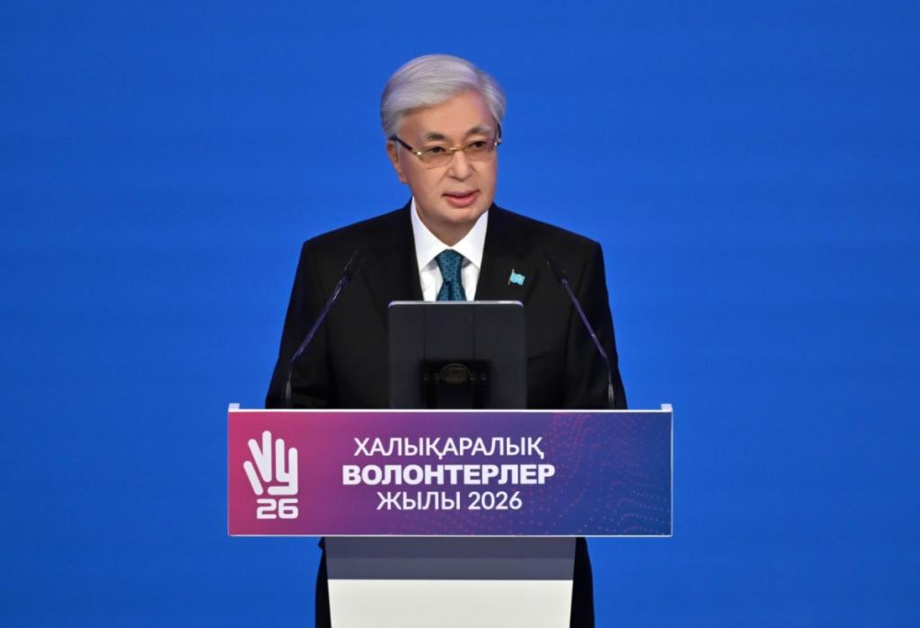 Глава государства Касым-Жомарт Токаев выступил на Форуме волонтеров