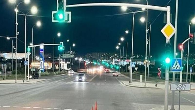 В Караганде «умные» переходы помогают предотвращать ДТП  