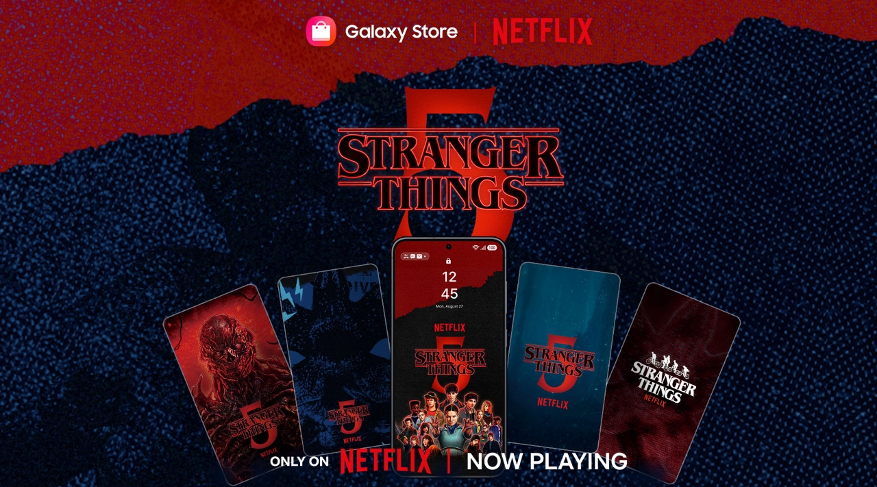 Шаг в Изнанку: Samsung и Netflix представляют эксклюзивную тему по «Очень странным делам» для Galaxy