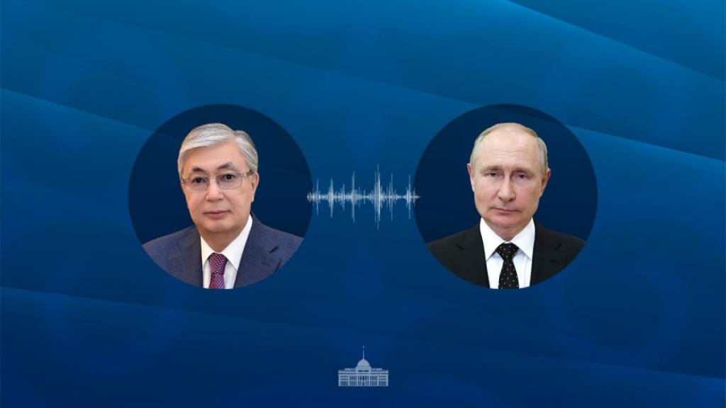Состоялся телефонный разговор Президента Республики Казахстан Касым-Жомарта Токаева с Президентом Российской Федерации Владимиром Путиным