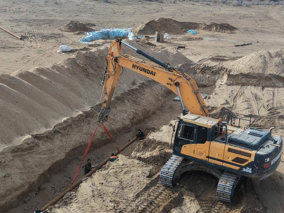 На 70% завершено строительство Шардаринского группового водопровода в Туркестанской области