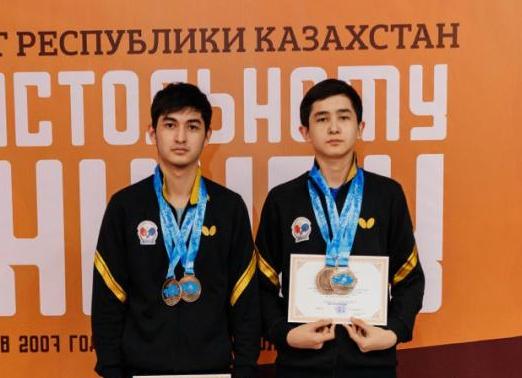 Воспитанники Академии Nomad выиграли юниорский чемпионат Казахстана по настольному теннису