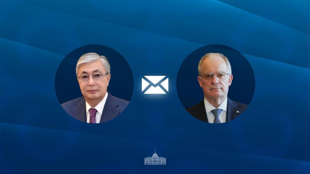 Глава государства направил телеграмму поздравления Президенту Греции Константиносу Тасуласу