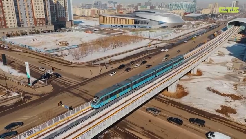 Тестовые заезды подвижных составов LRT успешно провели в Астане