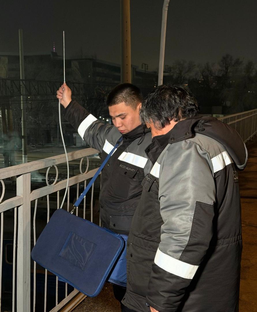 В Алматы при проверке поездов выявлены превышения по саже и оксиду углерода