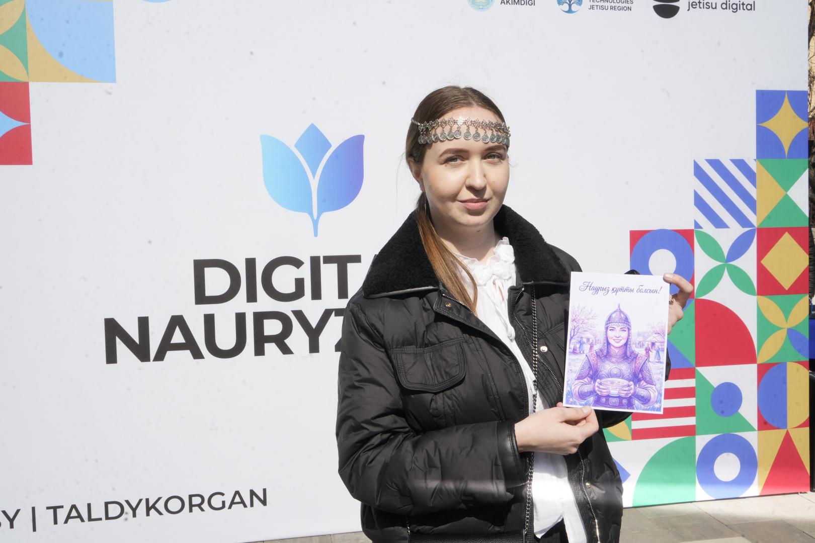 «Digital Nauryz» в Жетісу: с помощью ИИ жители смогли создать свои портреты в образе казахских батыров