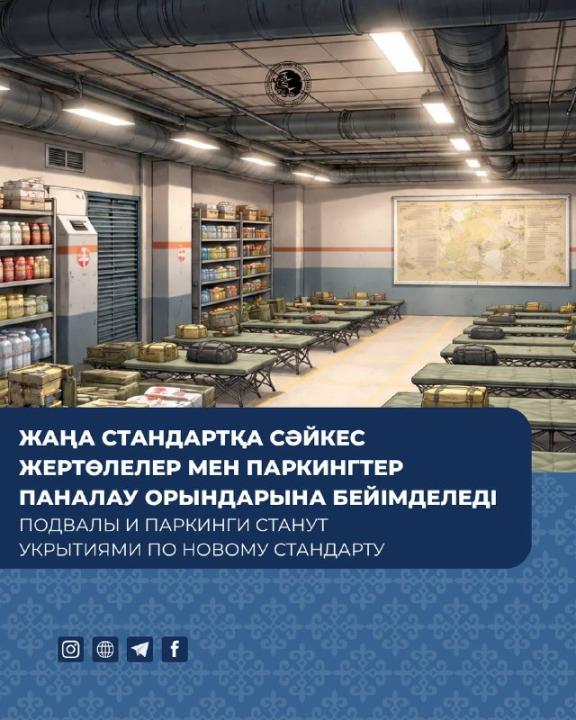По новому стандарту подвалы и паркинги станут укрытиями для населения