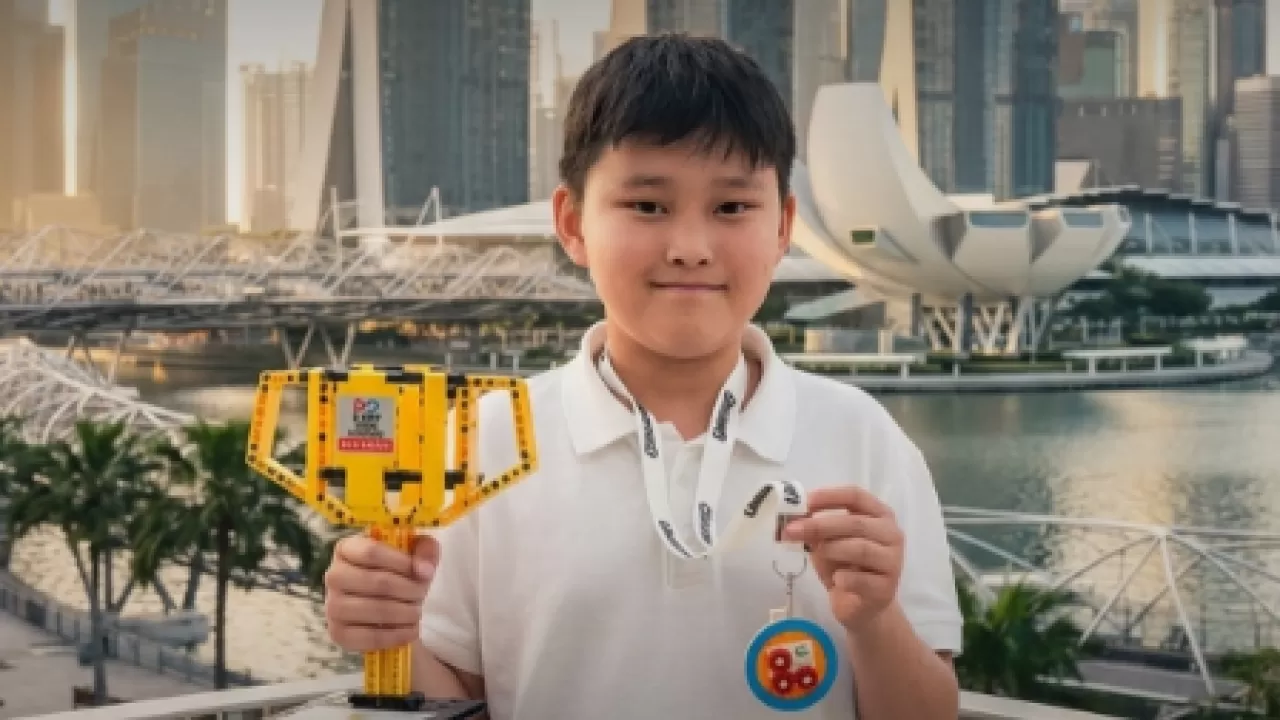 Тұрман Аманжол завоевал серебро на FIRST LEGO League Singapore 2026