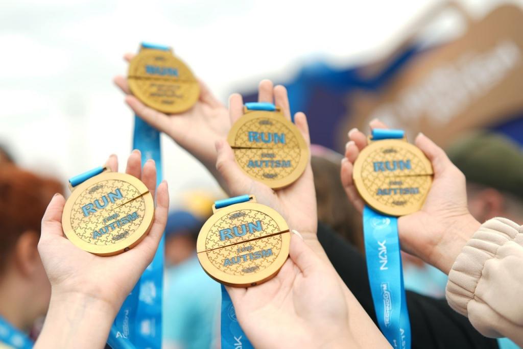FlyArystan выступил официальным перевозчиком благотворительного забега Run for Autism в Астане