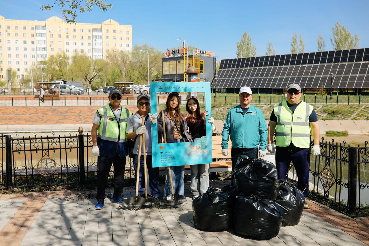 Очистка водоемов и набережных: в столице проходит экоакция «Мөлдір бұлақ»