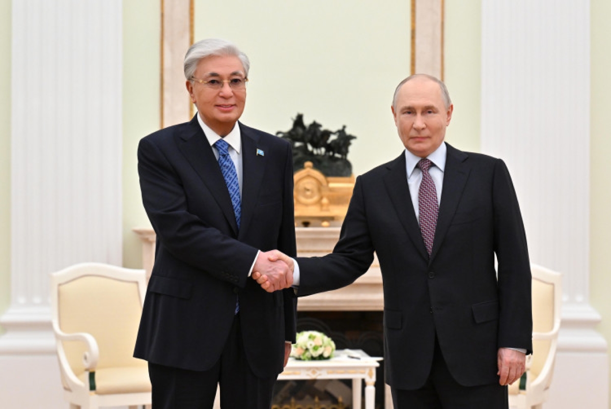 Президент Касым-Жомарт Токаев провел встречу с Президентом России Владимиром Путиным