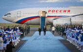 Президент Российской Федерации Владимир Путин прибыл с государственным визитом в Казахстан