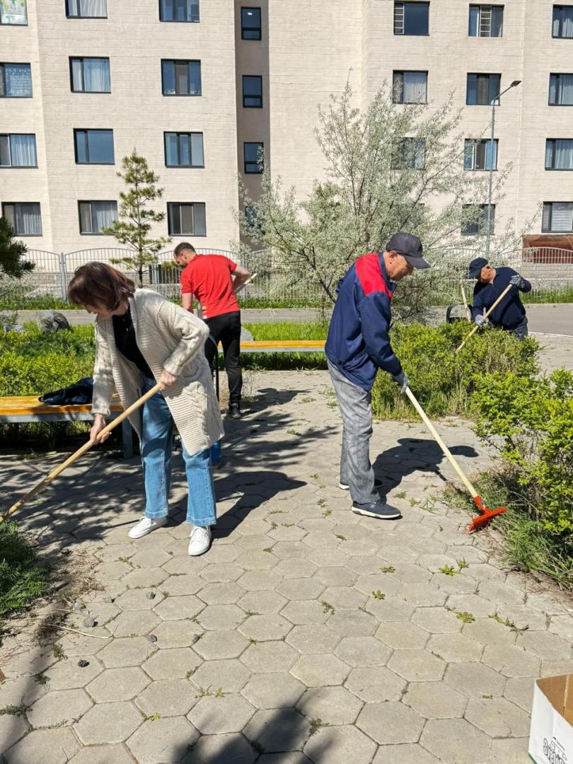 Астанада спорт нысандары аумағында жалпықалалық сенбілік өтті
