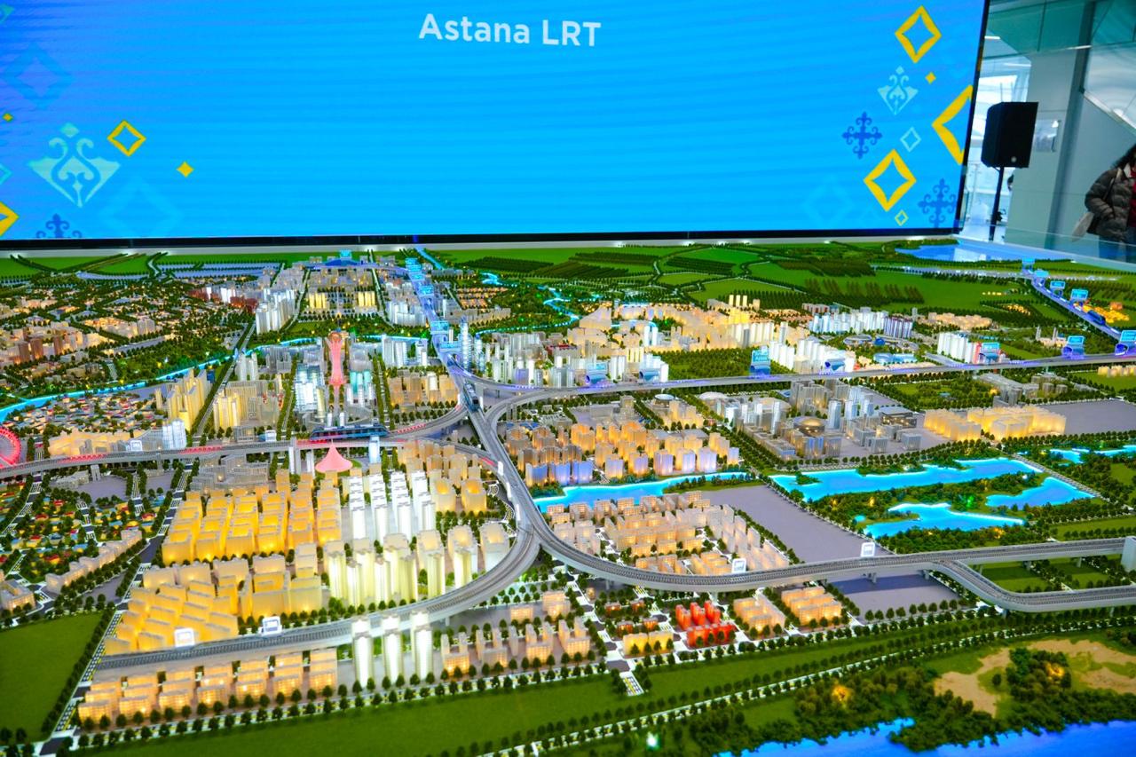 В Астане прошел пресс-тур по объектам LRT
