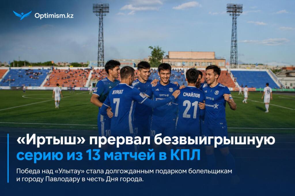 «Иртыш» прервал безвыигрышную серию из 13 матчей в КПЛ