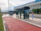 В Алматы запустили новую остановку на площади Республики