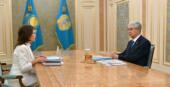 Глава государства принял заместителя Премьер-министра – министра культуры и информации Аиду Балаеву