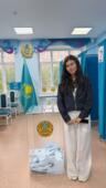 18-летняя жительница Астаны впервые приняла участие в голосовании