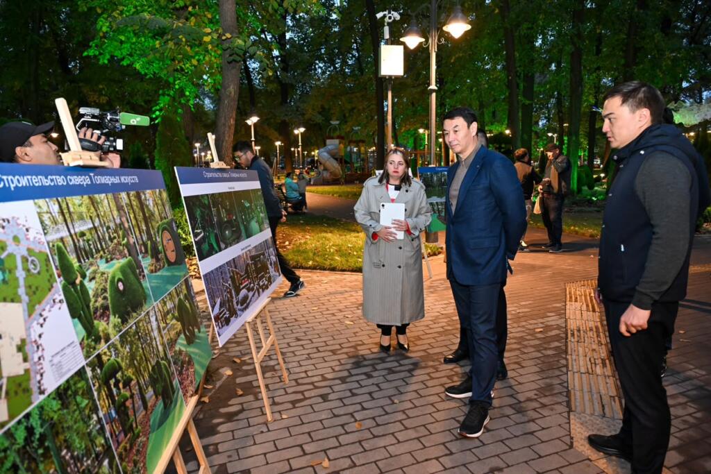 В Жетысуском районе Алматы благоустроили километровую аллею и обновили парк «Жетісу»