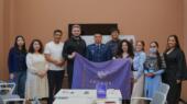Необычную профилактическую встречу провели полицейские с участниками книжного клуба в Астане