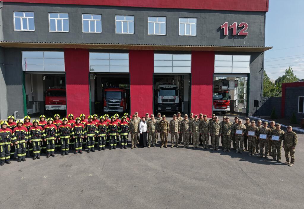 В Алматы завершена реновация специализированной пожарной части №2