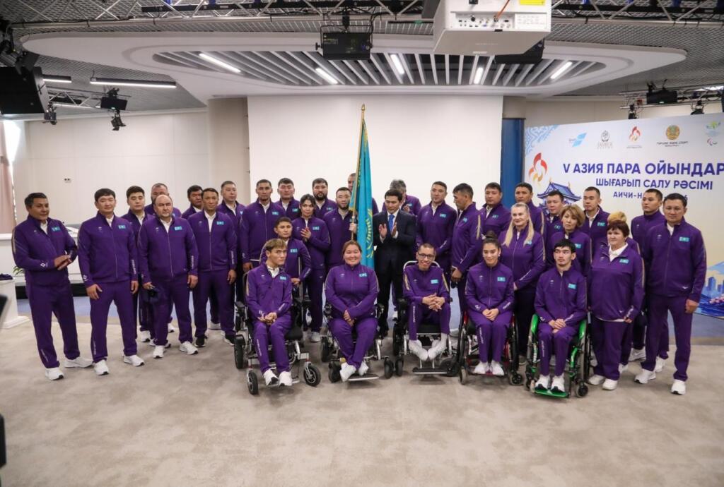 150 спортсменов, 12 видов спорта: состоялась церемония проводов сборной Казахстана на Азиатские Пара игры