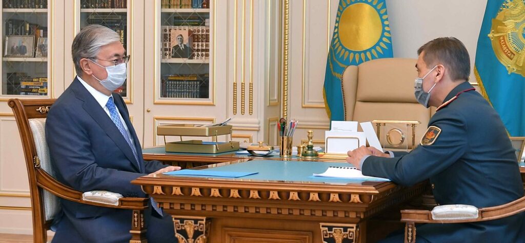 Касым-Жомарт Токаев и Нурлан Ермекбаев. Optimizm.kz