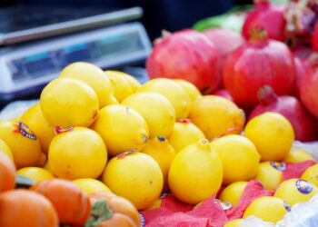 Лимон, гранат. Optimism.kz