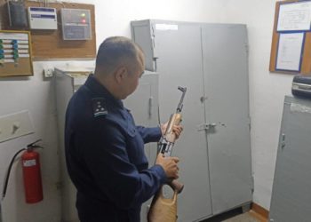 Правила хранения служебного оружия проверяют полицейские СКО